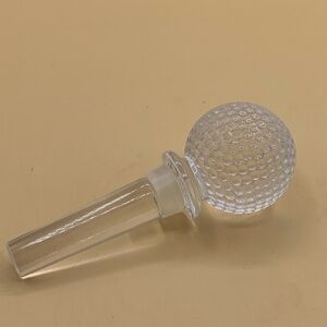 Golf Ball Glass Bottle Stopper